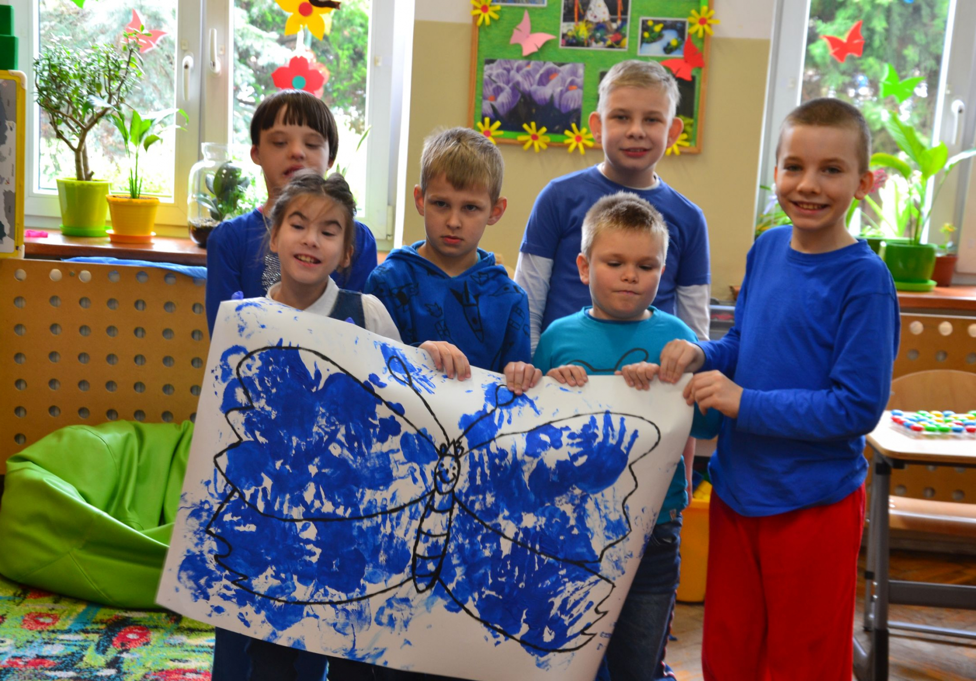 Jesteśmy z Wami Niebieskimi Motylami