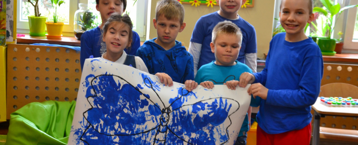 Jesteśmy z Wami Niebieskimi Motylami
